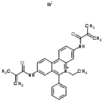 CAS#: 206444-57-7， 5-Ethyl-3,8-Bis(Methacryloylamino)-6-Phenylphenanthridinium Bromide
