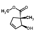 CAS#: 206755-01-3， Methyl (1S,2S)-2-Hydroxy-1-Methyl-3-Cyclopentene-1-Carboxylate