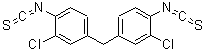 结构式 CAS# 206761-69-5, 1,1'-亚甲基二(3-氯-4-异硫氰酸基苯)