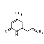 CAS 登录号：207970-65-8， 6-烯丙基-4-甲基-5,6-二氢-2(1H)-吡啶酮