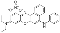 CAS#: 20816-95-9， (5-Anilino-9H-Benzo(a)Phenoxazin-9-Ylidene)Diethyl-Ammonium Nitrate