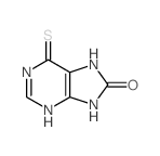 CAS 登录号：20917-46-8， 6-硫代-7,9-二氢-3H-嘌呤-8-酮