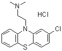CAS#: 2095-24-1， 2-(2-Chlorophenothiazin-10-Yl)-N,N-Dimethylethanamine Hydrochloride