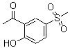 CAS#: 20951-24-0， 1-[2-Hydroxy-5-(Methylsulfonyl)Phenyl]Ethanone