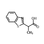 CAS#: 209742-72-3， 2-(1,3-Benzothiazol-2-Yl)Propanoic Acid