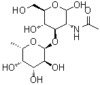 CAS#: 209977-50-4， 2-Acetamido-2-Deoxy-3-O-(6-Deoxy-alpha-L-Galactopyranosyl)-D-Glucopyranose