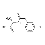 CAS#: 209995-96-0， N-[(3-Chlorophenyl)Acetyl]-L-Alanine