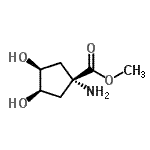CAS#: 210431-51-9， Methyl (1S,3R,4S)-1-Amino-3,4-Dihydroxycyclopentanecarboxylate