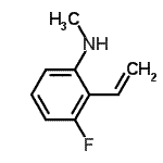 CAS 登录号：210536-39-3， 3-氟-N-甲基-2-乙烯基苯胺