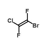 CAS 登录号：2106-93-6， (E)-1-溴-2-氯-1,2-二氟乙烯