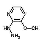 结构式 CAS# 210992-34-0, 2-肼基-3-甲氧基吡啶