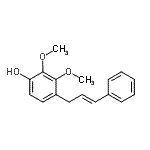 CAS#: 21148-34-5， 2,3-Dimethoxy-4-[(2E)-3-Phenyl-2-Propen-1-Yl]Phenol