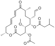CAS 登录号：21238-30-2， 9-脱氧-9-氧代白霉素 V 3-乙酸酯 4''-O-(3-甲基丁酸酯)