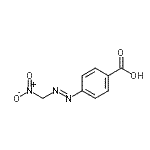 CAS 登录号：212519-36-3， 4-[(E)-(硝基甲基)偶氮]苯甲酸