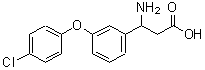 CAS#: 213192-54-2， 3-Amino-3-[3-(4-Chlorophenoxy)Phenyl]Propanoic Acid