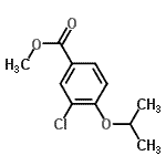 CAS 登录号：213598-06-2， 甲基3-氯-4-异丙氧基苯甲酸酯