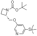CAS#: 213766-21-3， 2-Methyl-2-Propanyl (2S)-2-({[5-(Trimethylstannyl)-3-Pyridinyl]Oxy}Methyl)-1-Azetidinecarboxylate