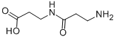 结构式 CAS# 2140-53-6, N-beta-丙氨酰-beta-丙氨酸