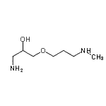 CAS 登录号：214190-75-7， 1-氨基-3-[3-(甲基氨基)丙氧基]-2-丙醇