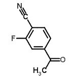 CAS#: 214760-18-6， 4-Acetyl-2-Fluorobenzonitrile