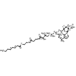 CAS 登录号：214769-63-8， S-{1-[5-(6-氨基-9H-嘌呤-9-基)-4-羟基-3-(膦酰氧基)四氢-2-呋喃基]-3,5,9-三羟基-8,8-二甲基-3,5-二氧代-10,14-二氧代-2,4,6-三氧杂-11,15-二氮杂-3lambda<sup>5</sup>,5lambda<sup>5</sup>-二磷杂十七烷-17-基}(2E,4E)-2,4-辛二烯硫代酸