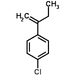 CAS 登录号：21758-20-3， 1-(1-丁烯-2-基)-4-氯苯