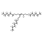 CAS#: 217805-02-2， [1,1,1,2,2,3,3,4,4,5,5,6,6,16,16,17,17,18,18,19,19,20,20,21,21,21-Hexacosafluoro-12-(4,4,5,5,6,6,7,7,8,8,9,9,9-Tridecafluorononyl)-11-Henicosen-10-Yl]-lambda<Sup>2</Sup>-Stannane