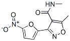 CAS 登录号：21787-34-8， N,5-二甲基-3-(5-硝基-2-呋喃基)-4-异恶唑甲酰胺