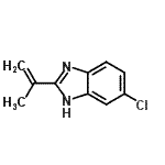 CAS 登录号：218432-07-6， 5-氯-2-异丙烯基-1H-苯并咪唑