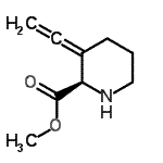 CAS 登录号：218440-18-7， 甲基(2R)-3-乙烯亚基-2-哌啶羧酸酯