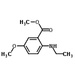 CAS#: 219527-52-3， Methyl 2-(Ethylamino)-5-Methoxybenzoate
