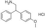 CAS#: 21998-49-2， 4-Methoxy-beta-Phenyl-Benzeneethanamine Hydrochloride (1:1)