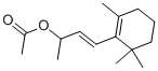 CAS#: 22030-19-9， 4-(2,6,6-Trimethyl-1-cyclohexen-1-yl)-3-Buten-2-ol acetate