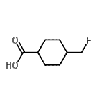 CAS 登录号：220573-27-3， 4-(氟甲基)环己烷羧酸