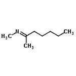 CAS#: 22058-71-5， (2E)-N-Methyl-2-Heptanimine