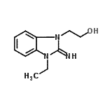 CAS 登录号：2208-84-6， 2-(3-乙基-2-亚氨基-2,3-二氢-1H-苯并咪唑-1-基)乙醇