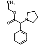 CAS#: 22083-21-2， Ethyl Phenyl(1-Pyrrolidinyl)Acetate