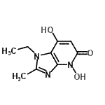 CAS#: 223124-85-4， 1-Ethyl-4,7-Dihydroxy-2-Methyl-1,4-Dihydro-5H-Imidazo[4,5-b]Pyridin-5-One
