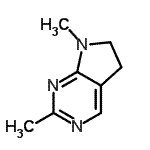 CAS#: 22386-80-7， 2,7-Dimethyl-6,7-Dihydro-5H-Pyrrolo[2,3-d]Pyrimidine
