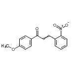 CAS#: 22396-06-1， 1-(4-Methoxyphenyl)-3-(2-Nitrophenyl)-2-Propen-1-One