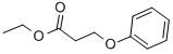 structure of CAS# 22409-91-2, Ethyl 3-Phenoxypropionate;3-(Phenoxy)Propanoic Acid Ethyl Ester;3-(Phenoxy)Propionic Acid Ethyl Ester;458872_Aldrich
