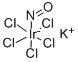 结构式 CAS# 22594-86-1, (OC-6-21)-五氯亚硝酰基-铱酸钾盐