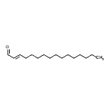 structure of CAS# 22644-96-8, (2E)-2-Hexadecenal;(2E)-hexadec-2-enal;2-hexadecenal, E;2-trans-hexadecenal