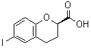 CAS 登录号：227960-58-9， (2R)-6-碘-2-色满羧酸