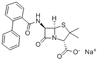 CAS#: 2289-50-1， 3,3-Dimethyl-7-Oxo-6-[(2-Phenylbenzoyl)Amino]-4-Thia-1-Azabicyclo[3.2.0]Heptane-2-Carboxylic Acid Sodium