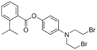 CAS 登录号：22954-14-9， [4-(二(2-溴乙基)氨基)苯基] 2-丙-2-基苯甲酸酯