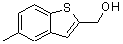 结构式 CAS# 22962-49-8, (5-甲基-1-苯并噻吩-2-基)甲醇