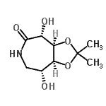 CAS#: 229643-51-0， (3aR,4R,8R,8aS)-4,8-Dihydroxy-2,2-Dimethylhexahydro-5H-[1,3]Dioxolo[4,5-d]Azepin-5-One