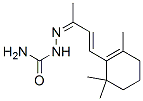 CAS 登录号：2302-89-8， [[(E)-4-(2,6,6-三甲基-1-环己烯基)丁-3-烯-2-亚基]氨基]脲