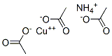 CAS#: 23087-46-9， Acetic Acid, Ammonium Copper Salt